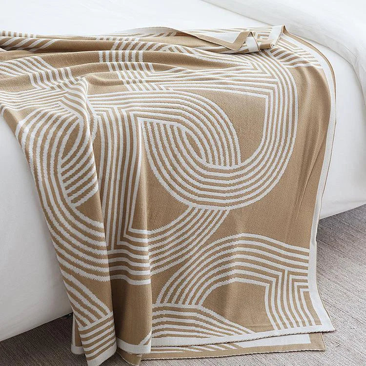 Nordspur | Nordiva Modern Geometric Throw Blanket