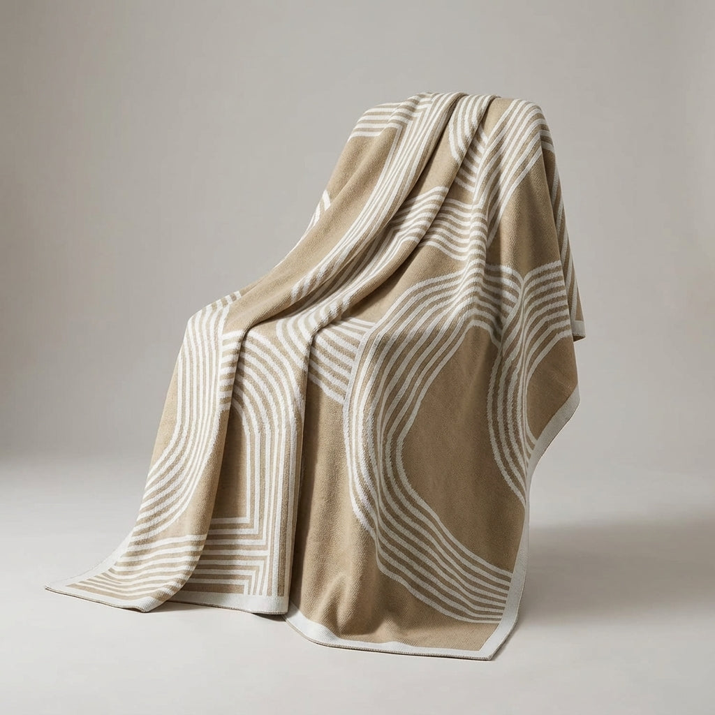 Nordspur | Nordiva Modern Geometric Throw Blanket