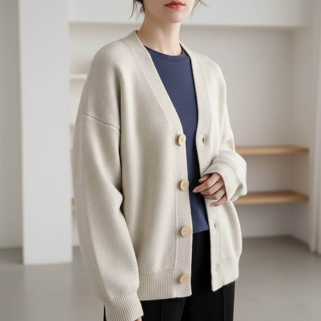 Nordspur | O Neck Knitted Cardigan