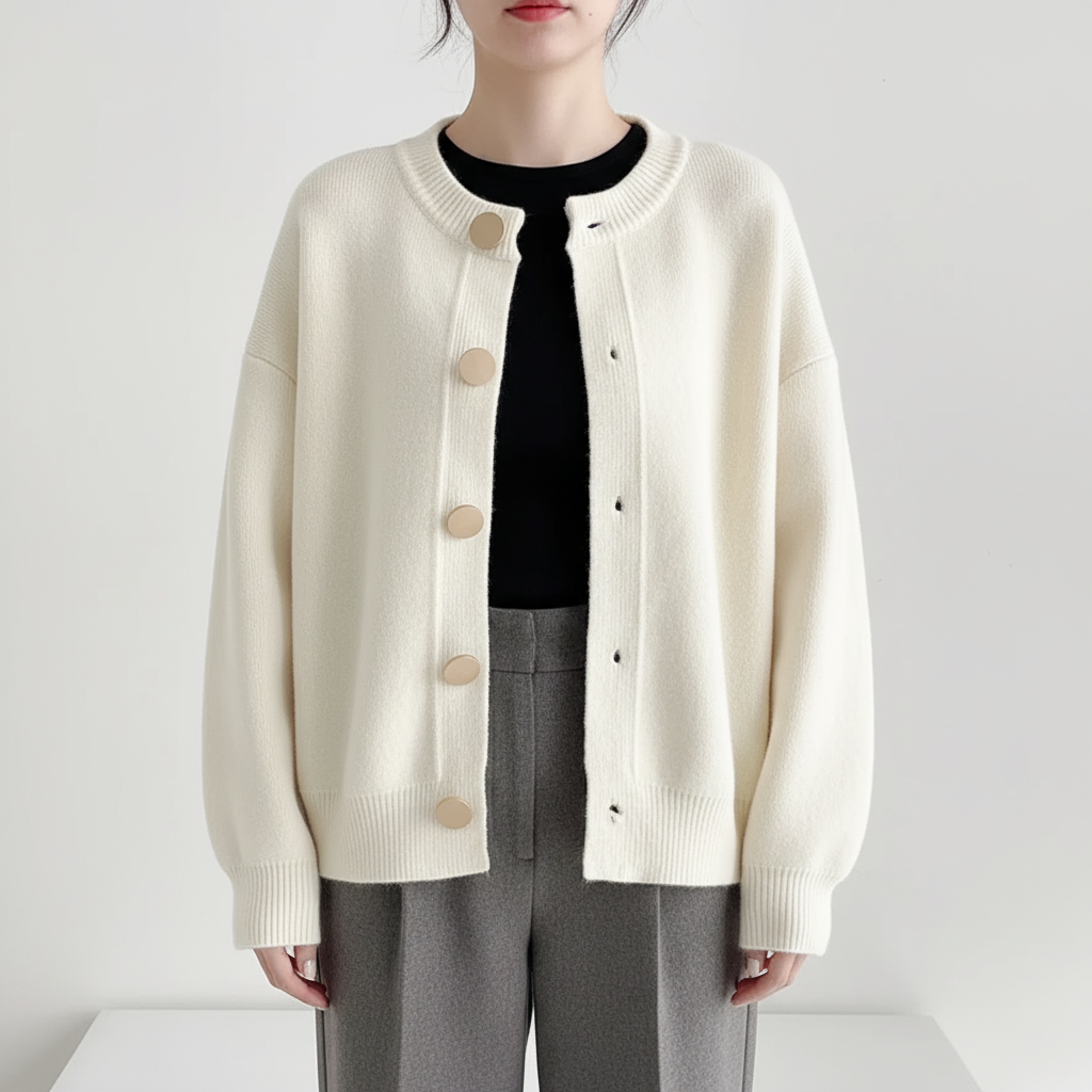 Nordspur | O Neck Knitted Cardigan