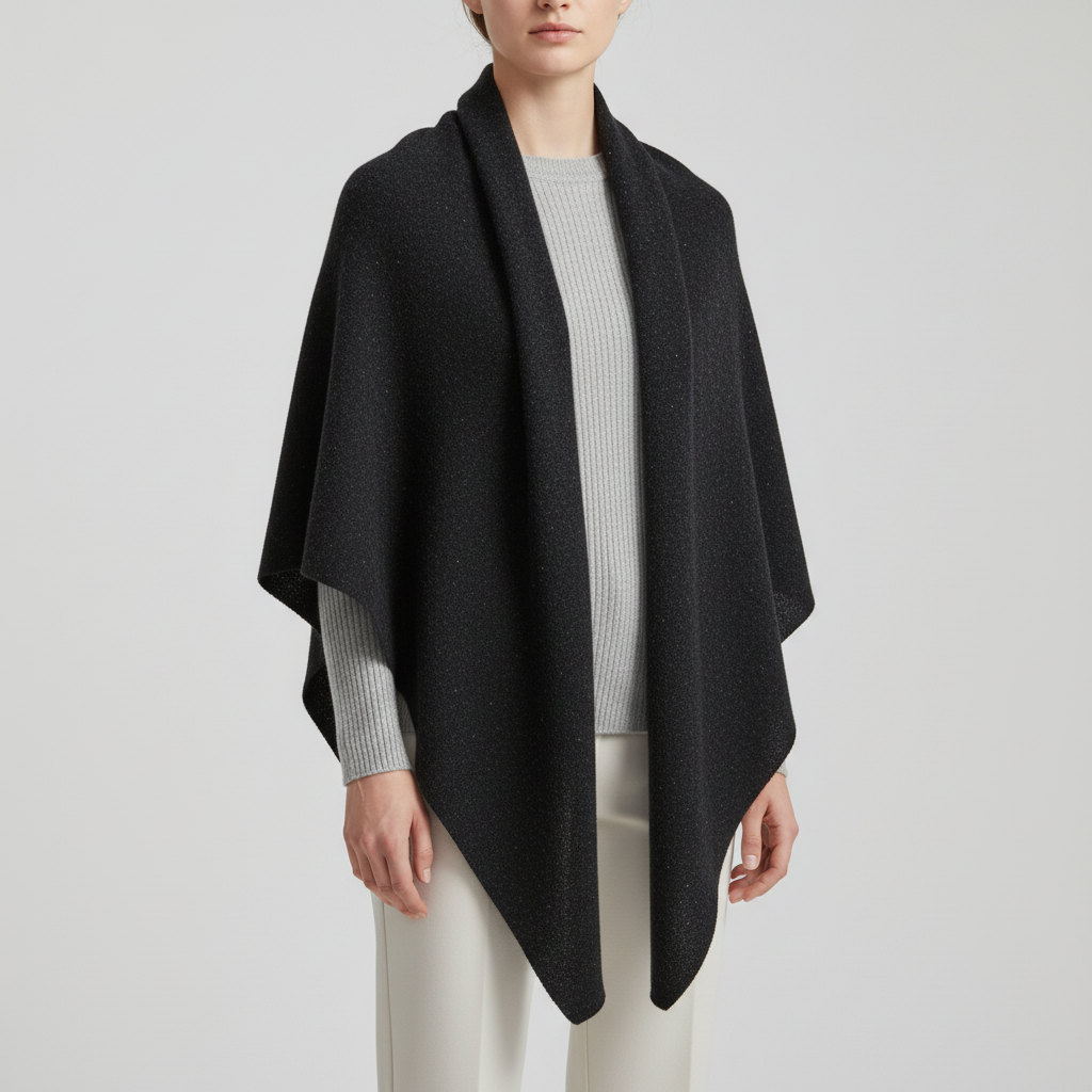 Nordspur | Oversized Knitted Wool Shawl