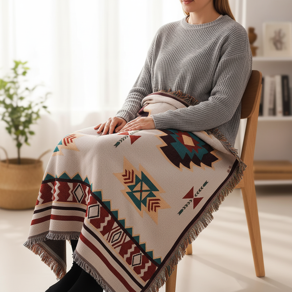 Nordspur | Oversized Woven Throw Blanket