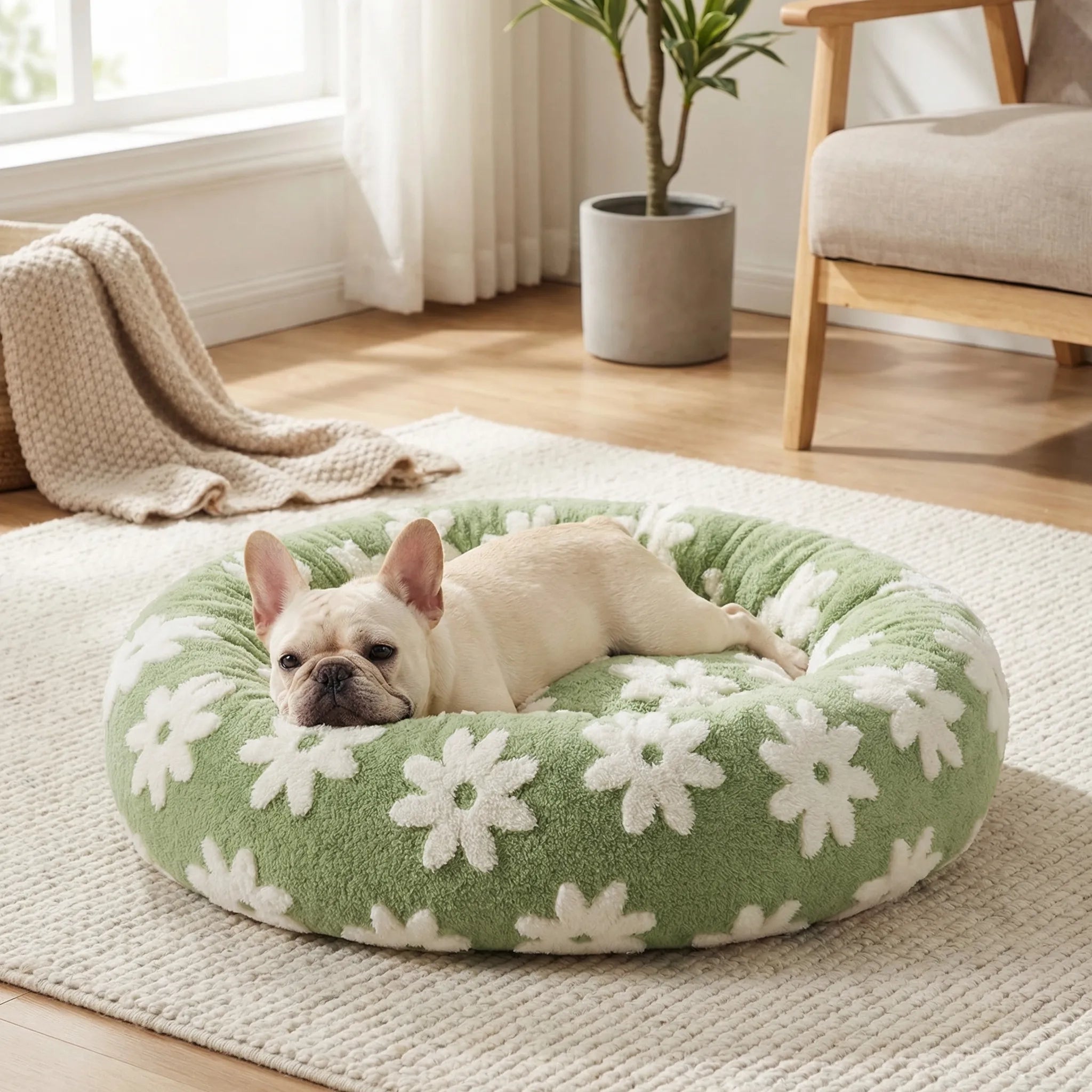 Nordspur | Pawffle Round Plush Small Dog Bed