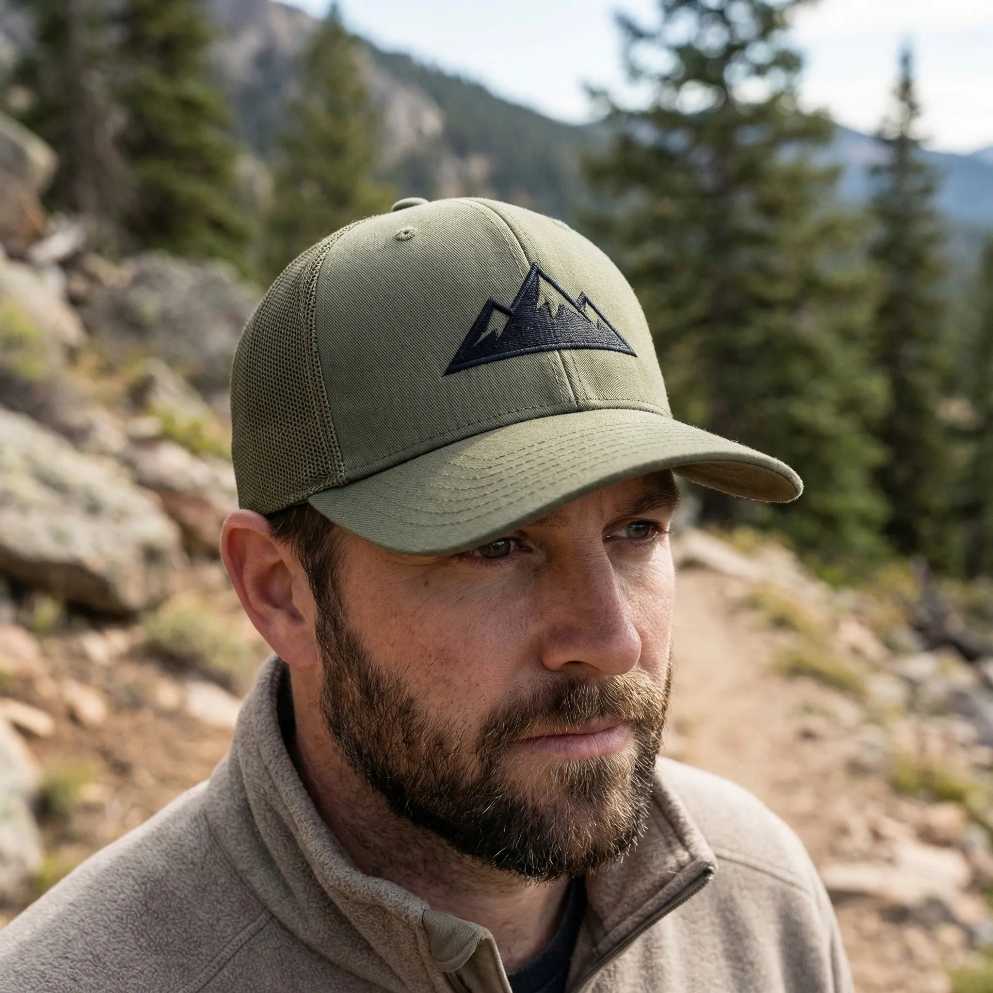 Nordspur | Peakwear Mesh Back Baseball Cap With Embroidery