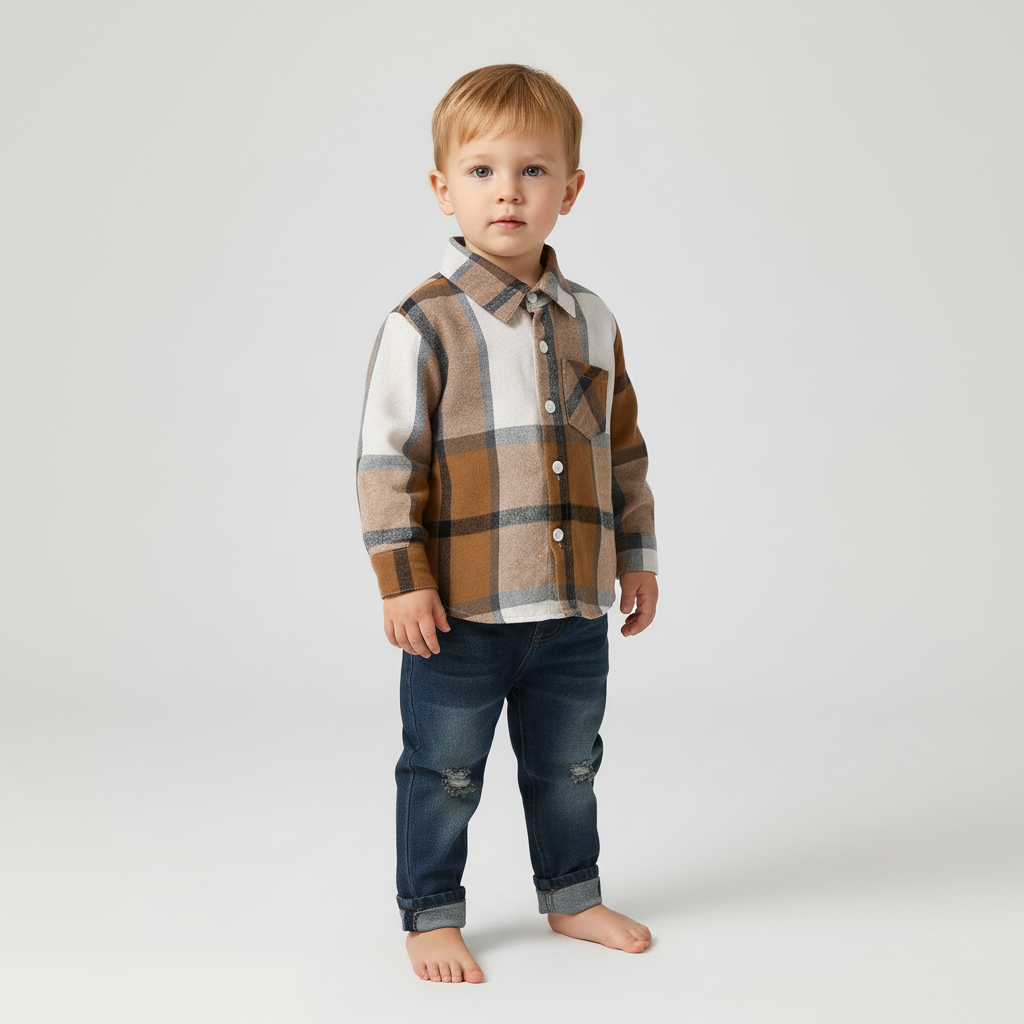Nordspur | Plaid Flannel Shirt Set