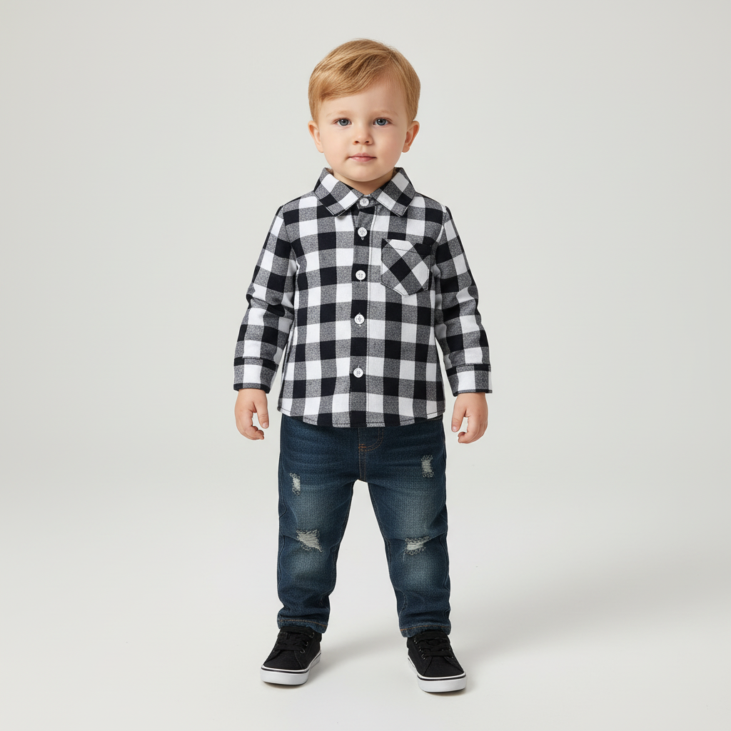 Nordspur | Plaid Flannel Shirt Set
