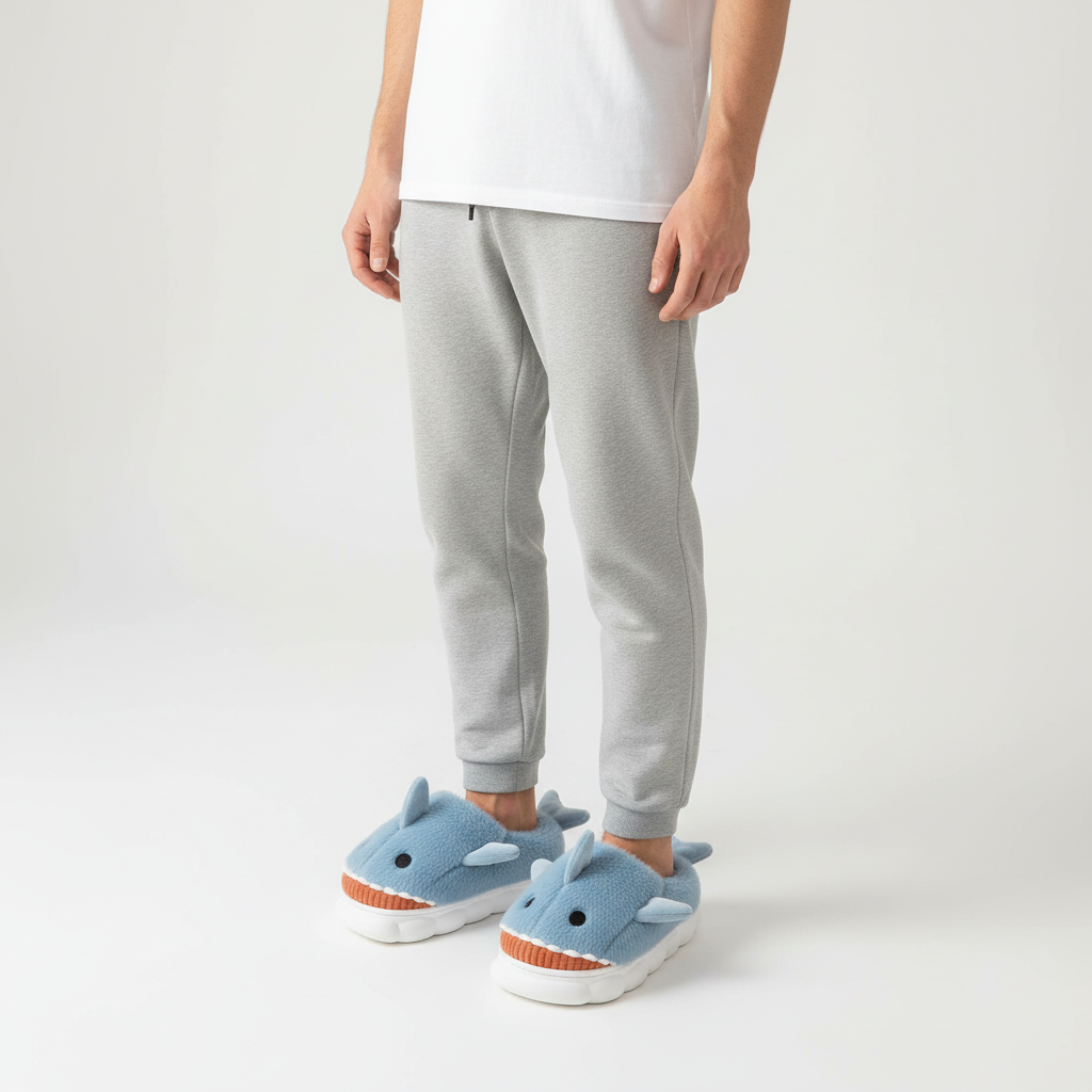 Nordspur | Plush Cartoon Shark Slippers