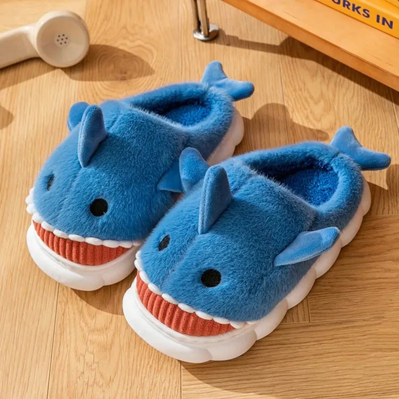 Nordspur | Plush Cartoon Shark Slippers