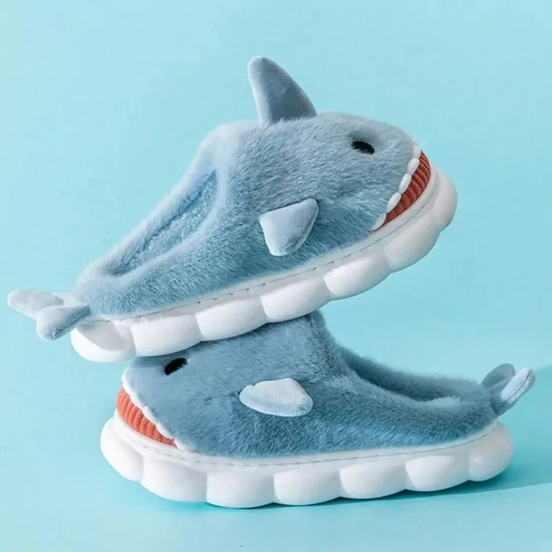 Nordspur | Plush Cartoon Shark Slippers