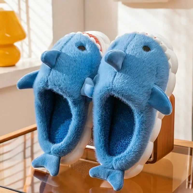 Nordspur | Plush Cartoon Shark Slippers