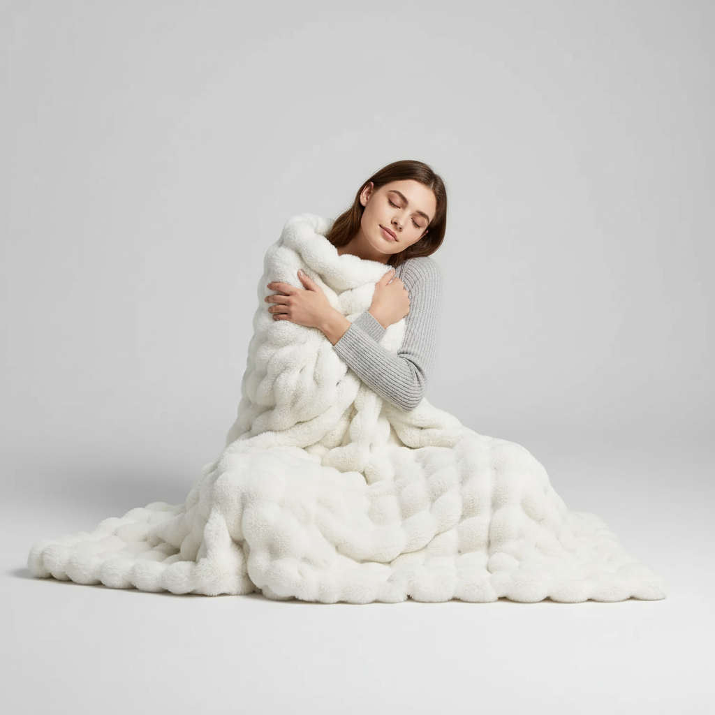 Nordspur | Plush Faux Rabbit Throw