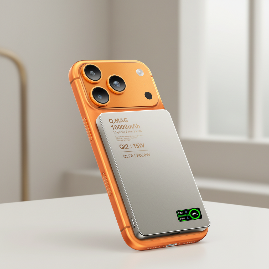 Nordspur | QiroCharge Magnetic Wireless Power Bank