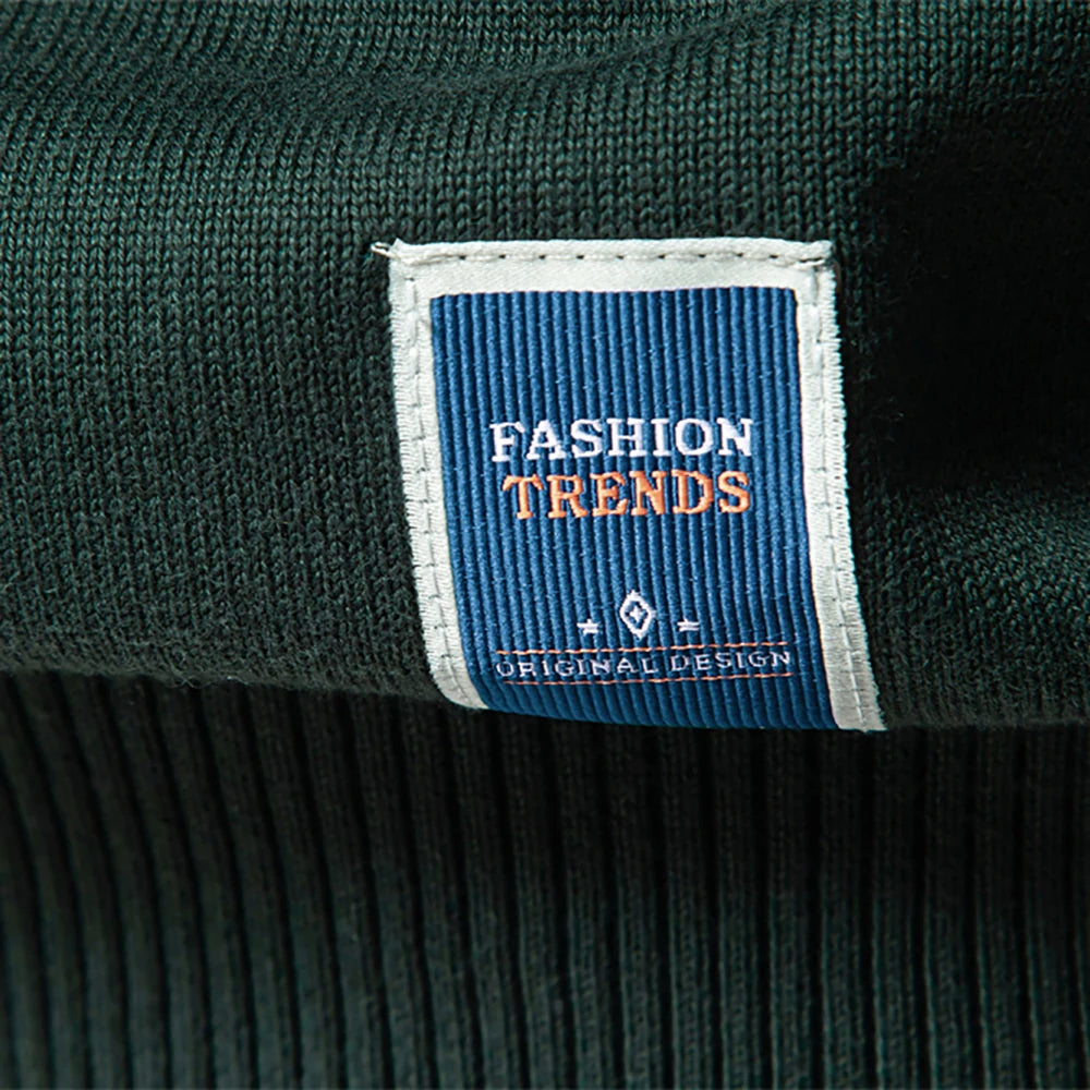 Nordspur | Quarter Zip Cotton Sweater