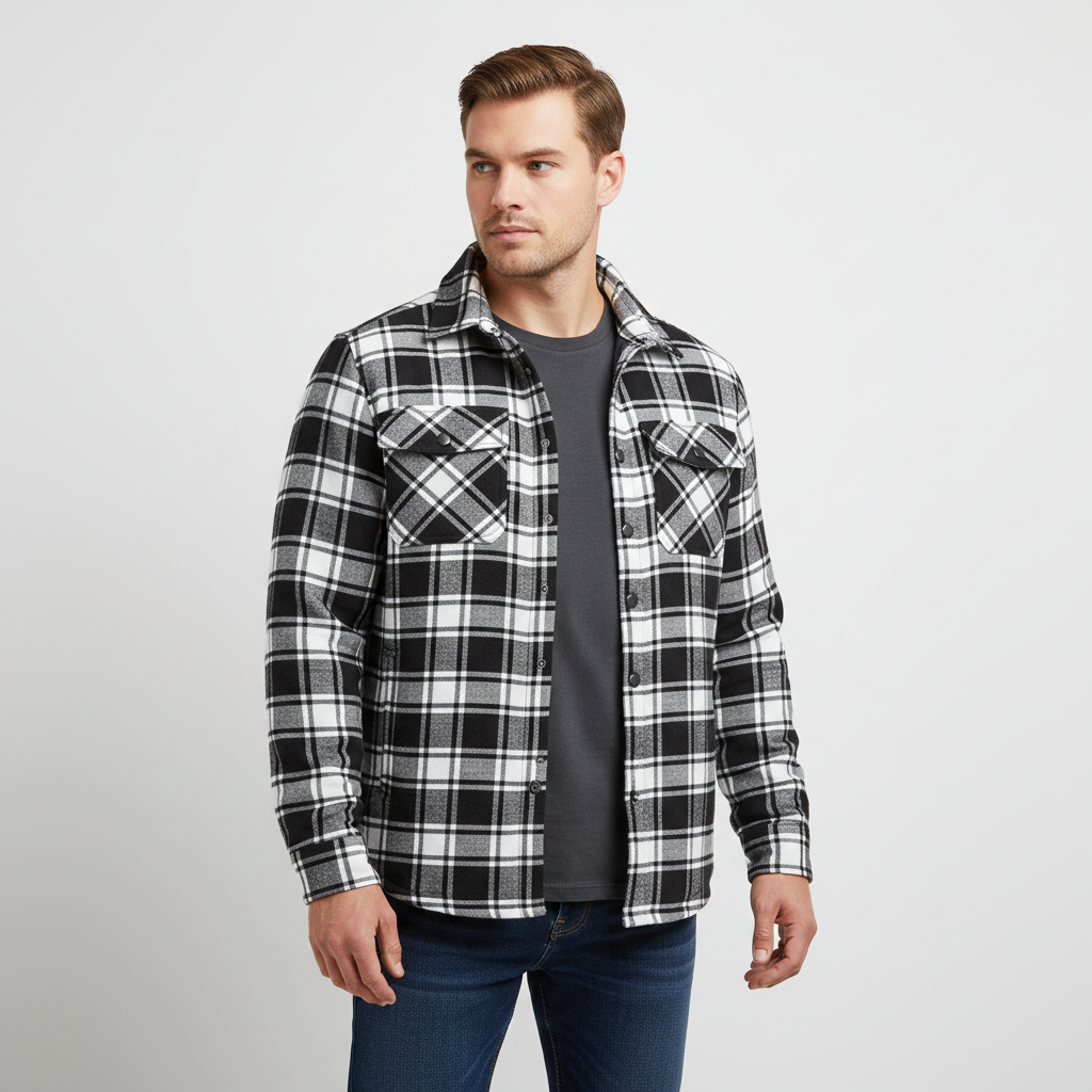 Nordspur | Quilt Lined Flannel Jacket