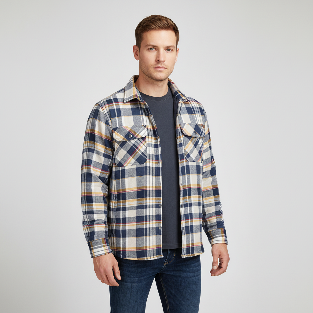 Nordspur | Quilt Lined Flannel Jacket