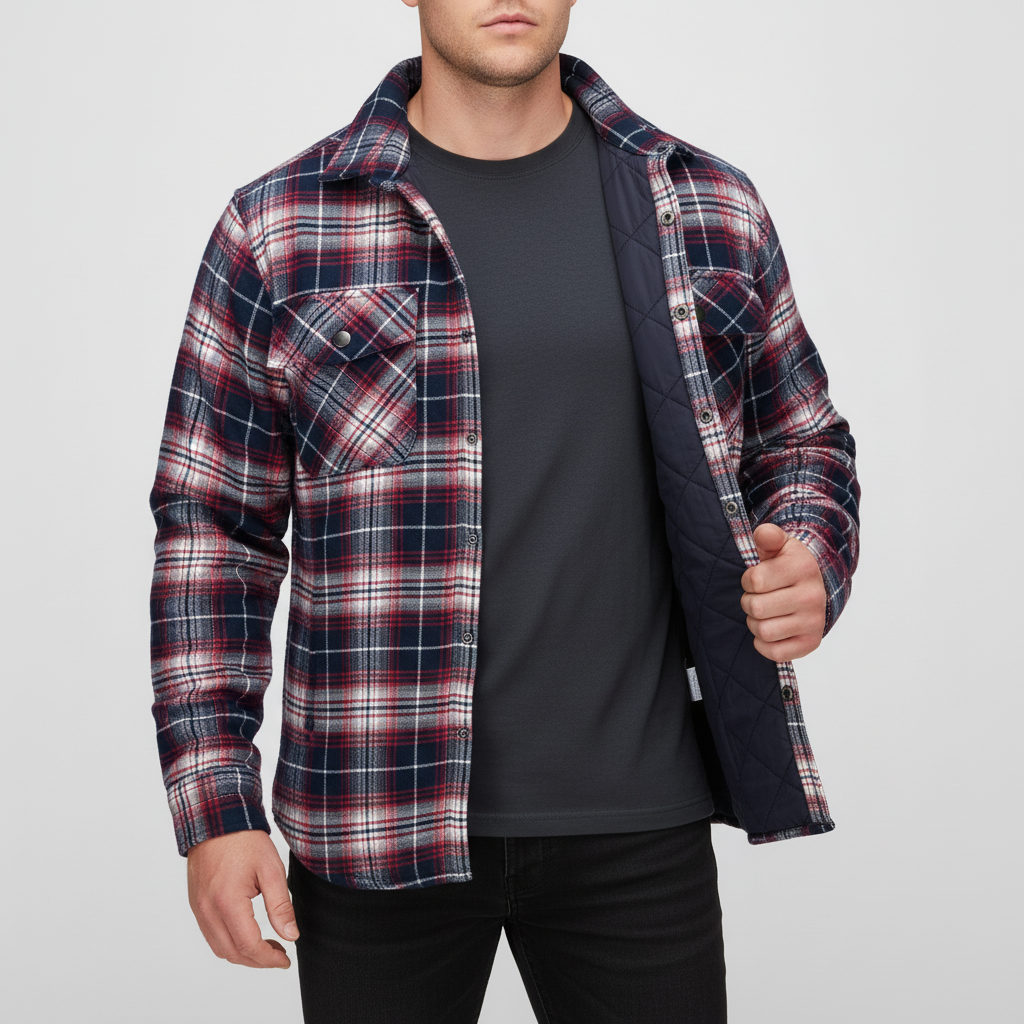 Nordspur | Quilt Lined Flannel Jacket
