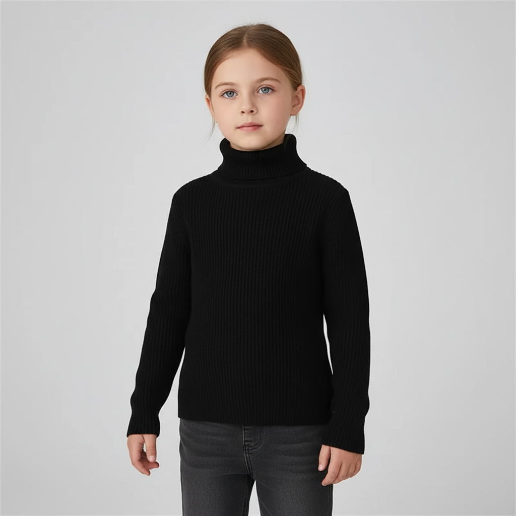 Nordspur | Rib Knit Cotton Turtleneck