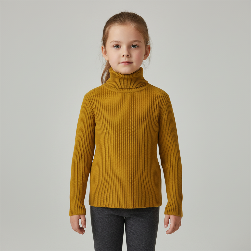 Nordspur | Rib Knit Cotton Turtleneck
