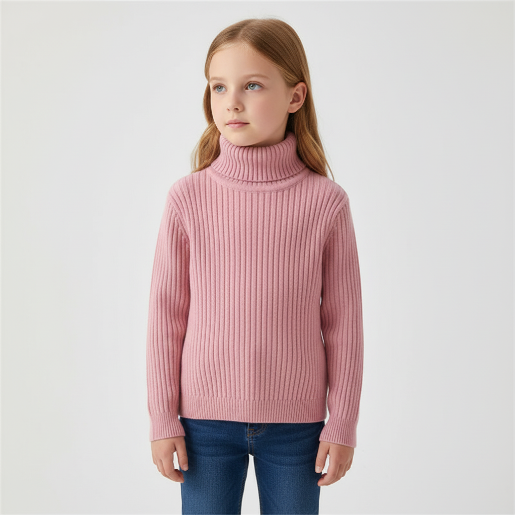 Nordspur | Rib Knit Cotton Turtleneck