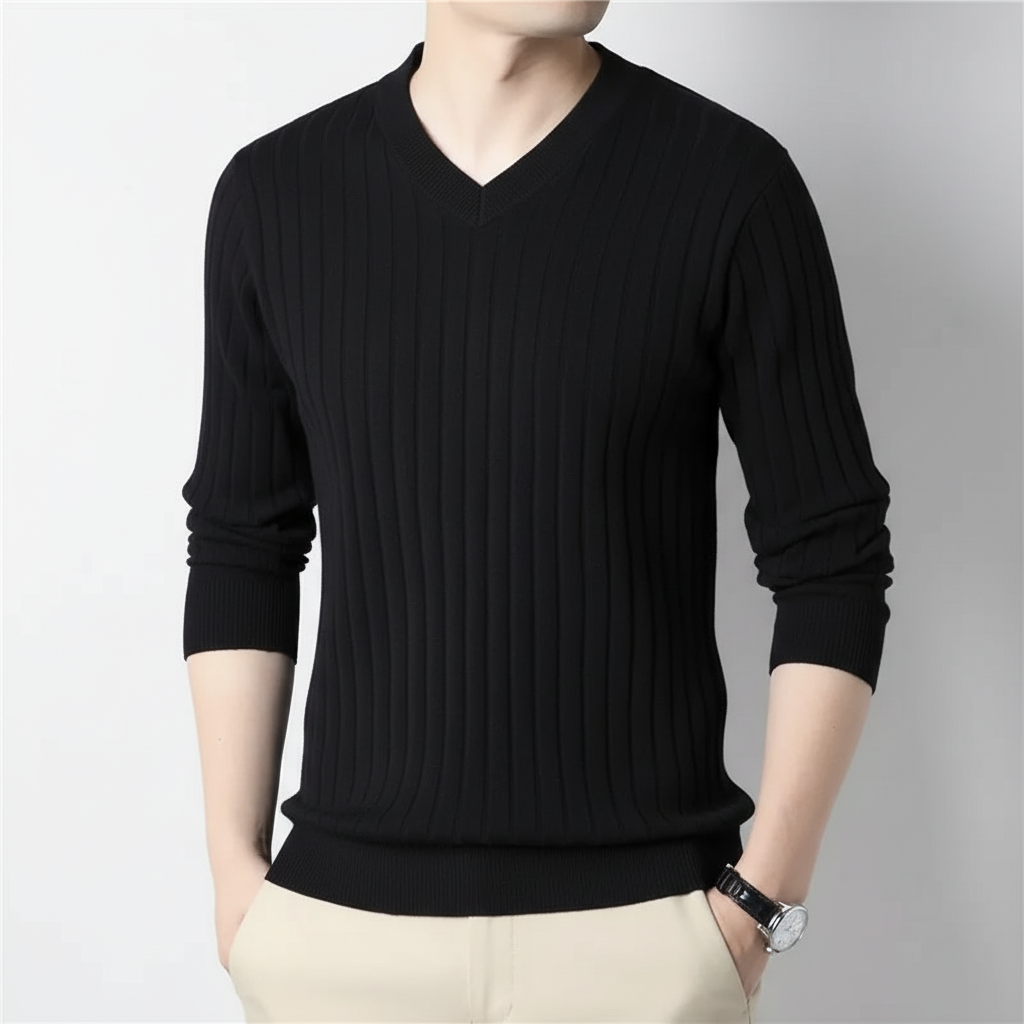 Nordspur | Rib Knit Crew Sweater