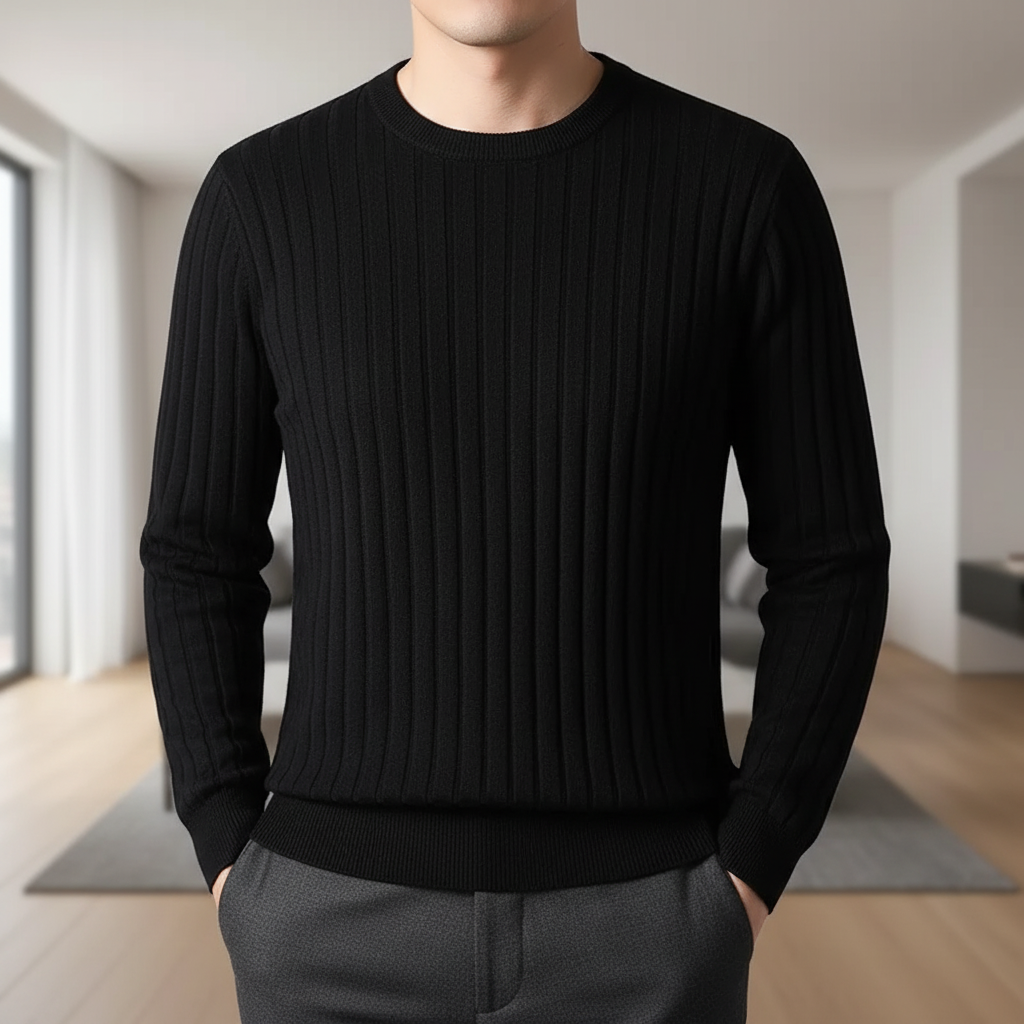 Nordspur | Rib Knit Crew Sweater