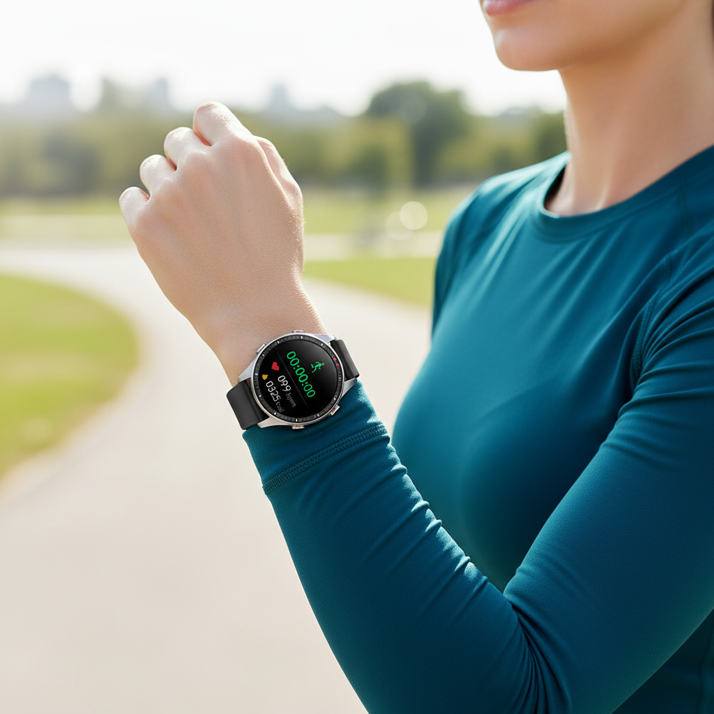 Nordspur | Round HD Touchscreen Smartwatch