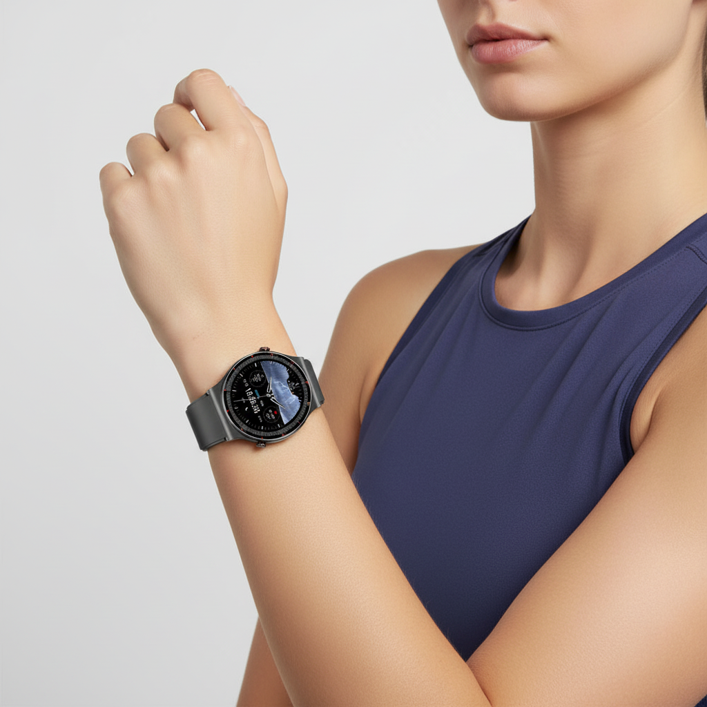 Nordspur | Round HD Touchscreen Smartwatch