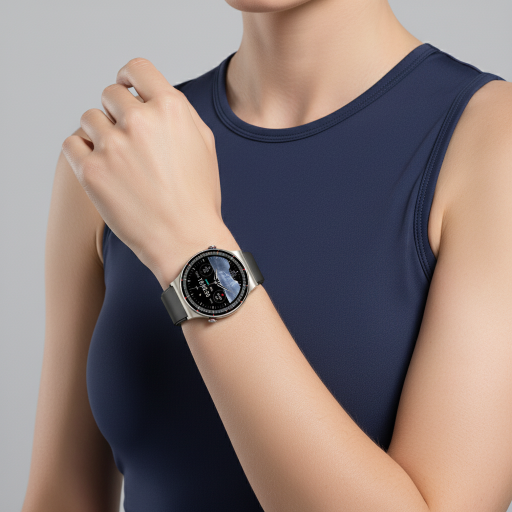 Nordspur | Round HD Touchscreen Smartwatch