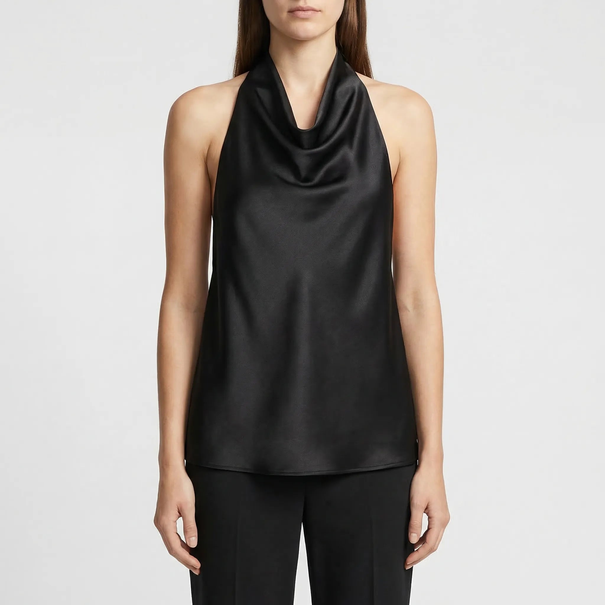 Nordspur | Satinya Backless Halter Neck Corset Top