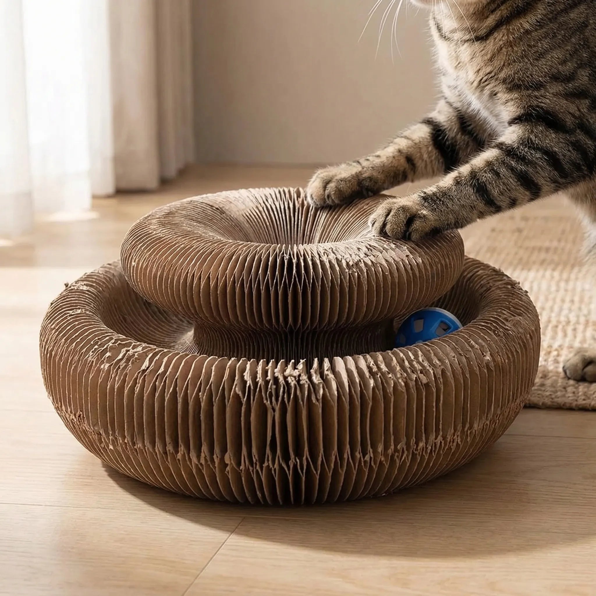 Nordspur | Scratchello Foldable Round Cat Scratching Toy