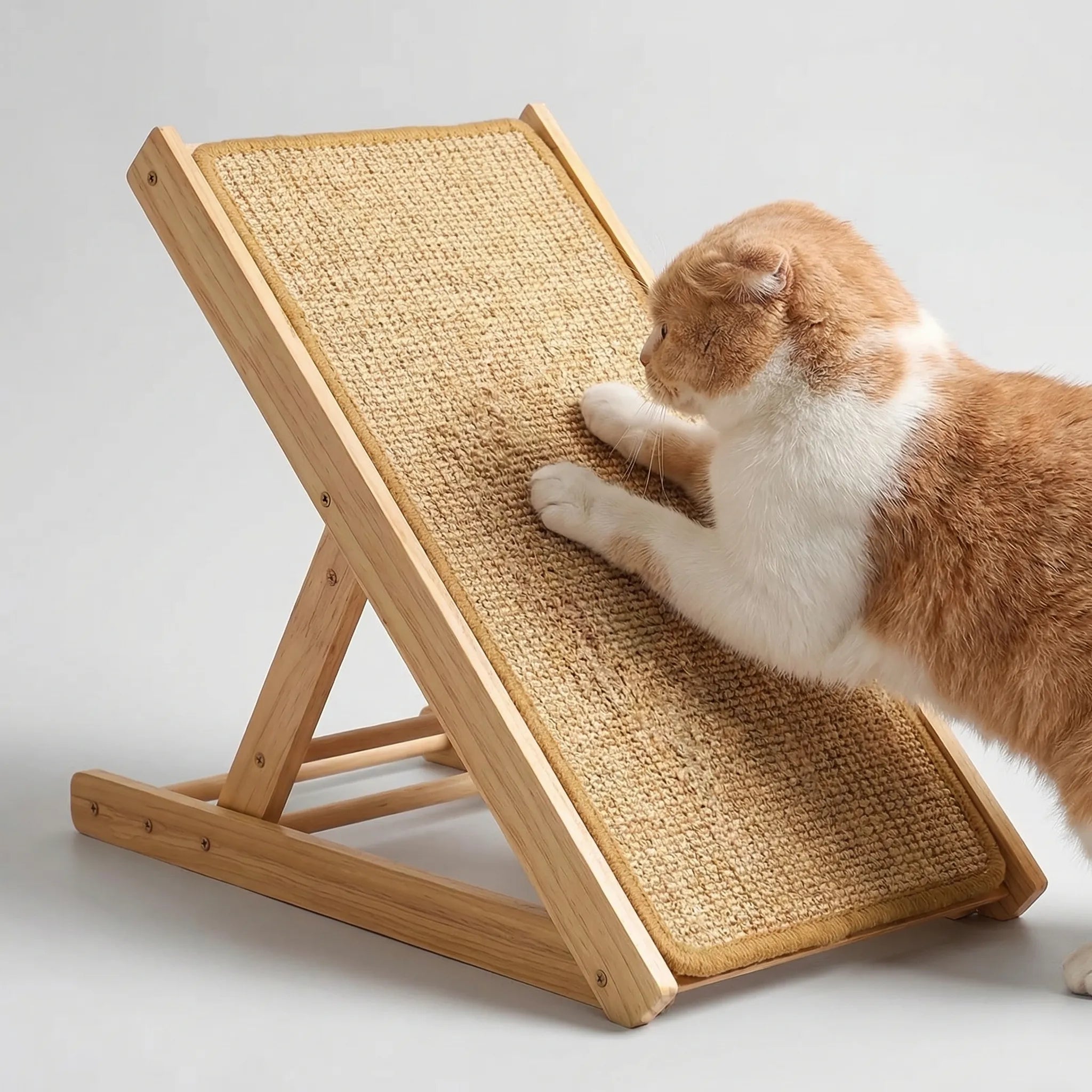 Nordspur | Scratchelo Angled Sisal Scratching Board With Wooden Frame