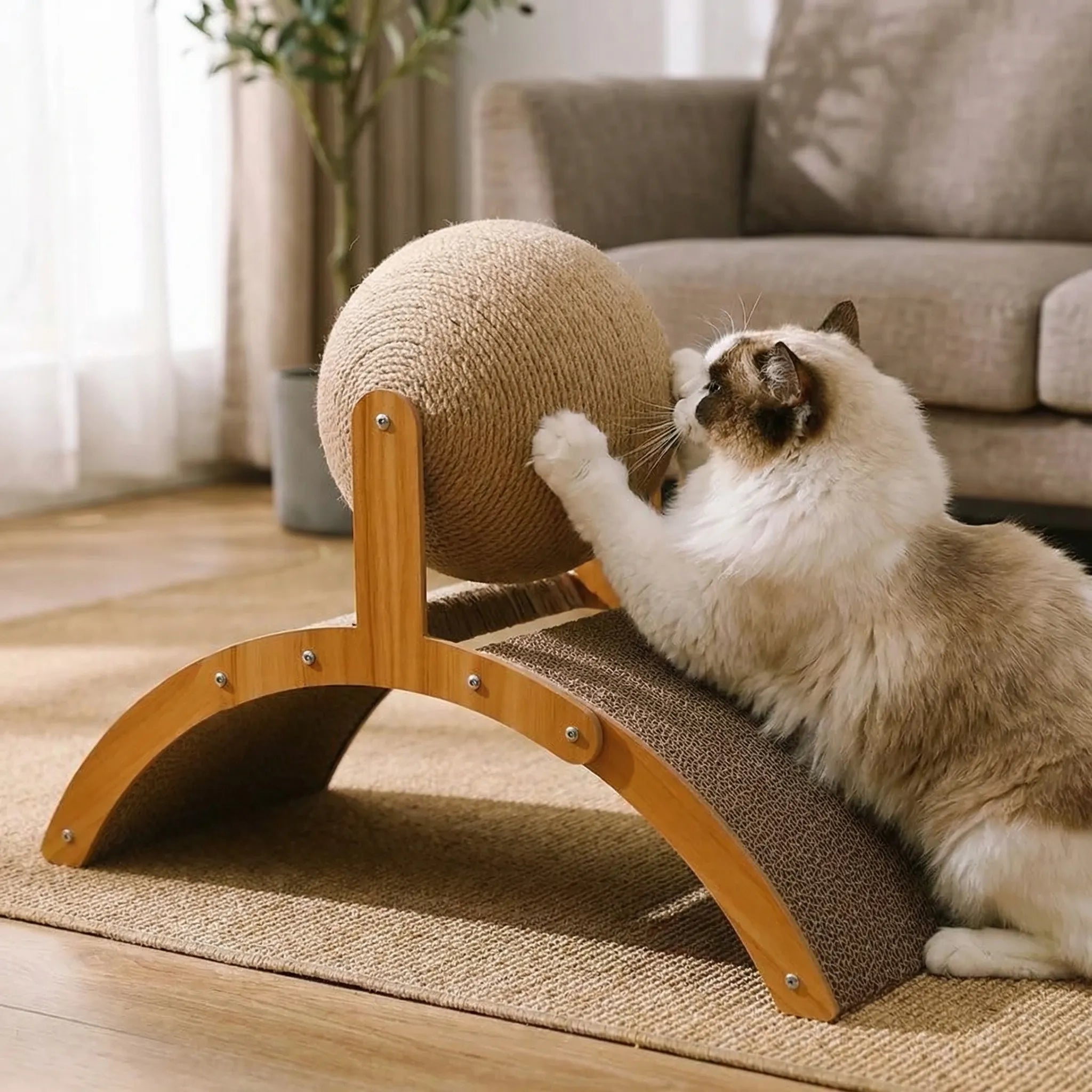 Nordspur | Scratchloft 2-In-1 Scratching Post With Ball