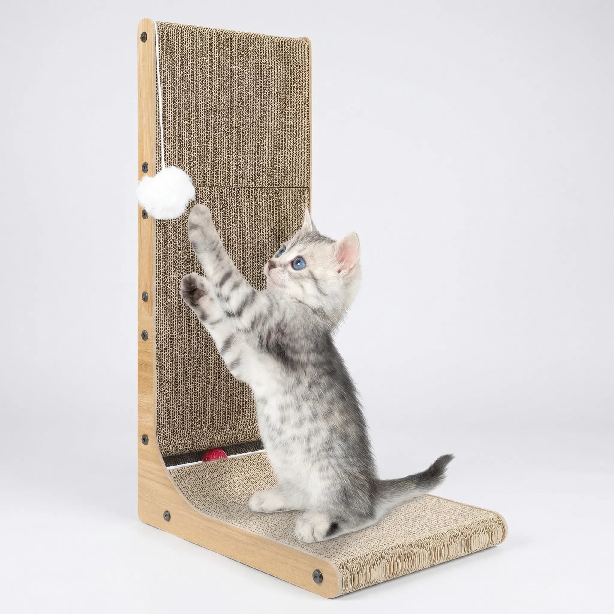 Nordspur | Scratchlyn L-Shaped Wall-Leaning Cat Scratcher
