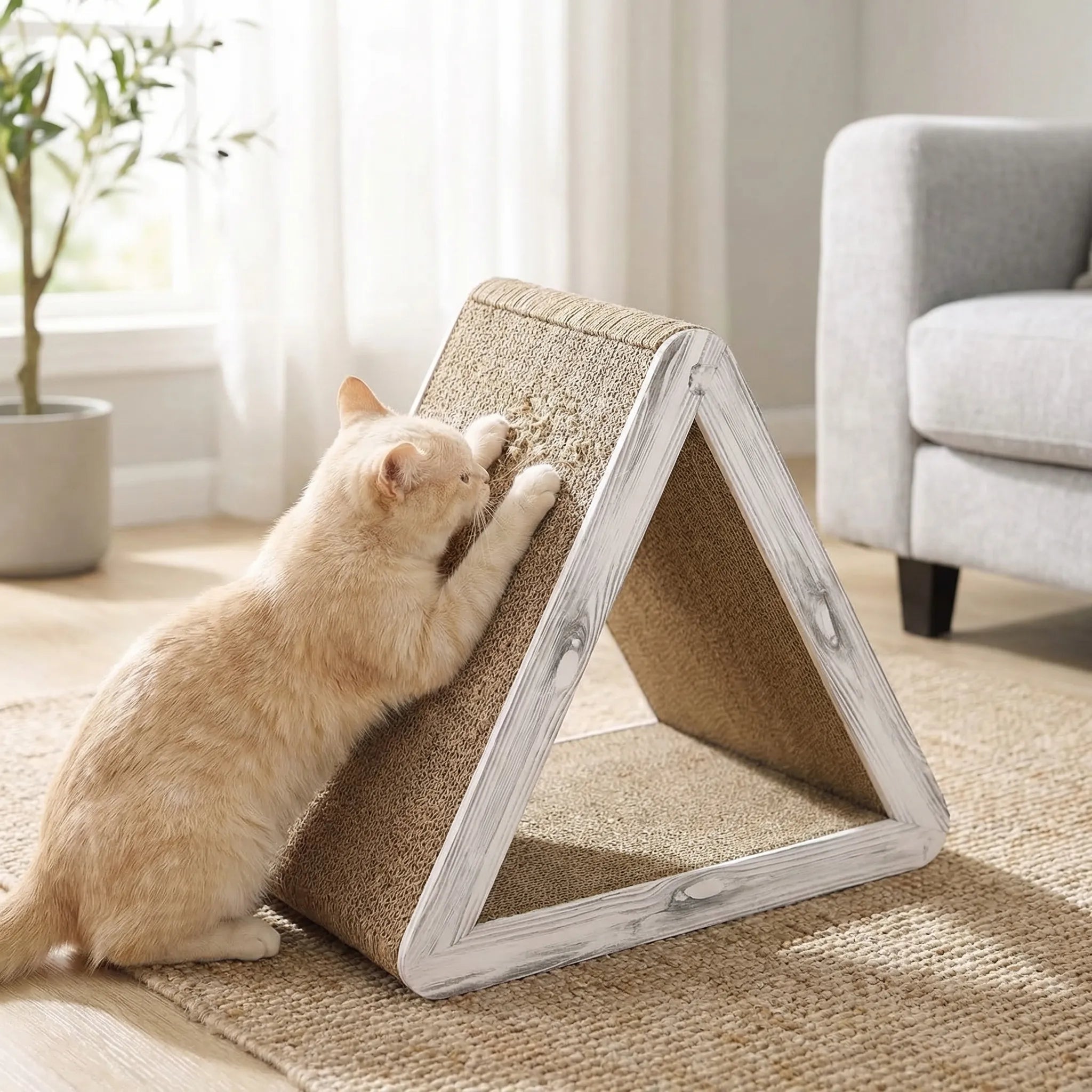 Nordspur | Scratchpex Triangular Folding Corrugated Scratching Post