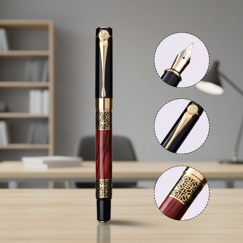 Nordspur | Scribeau Retro Metal Fountain Pen 5 Pieces