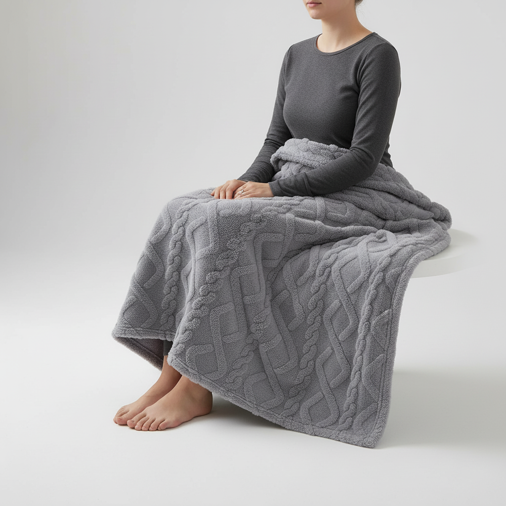 Nordspur | Single Layer Coral Fleece Throw