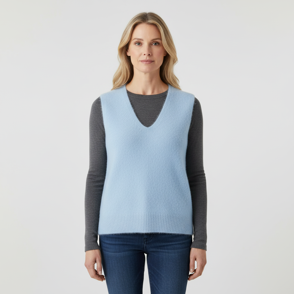 Nordspur | Sleeveless V Neck Knit Vest