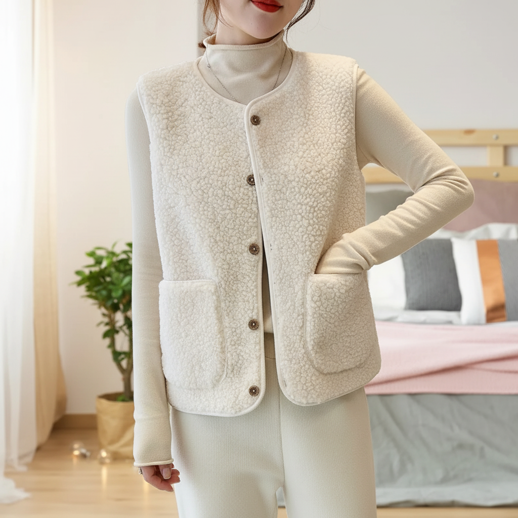 Nordspur | Sleeveless Teddy Fleece Vest