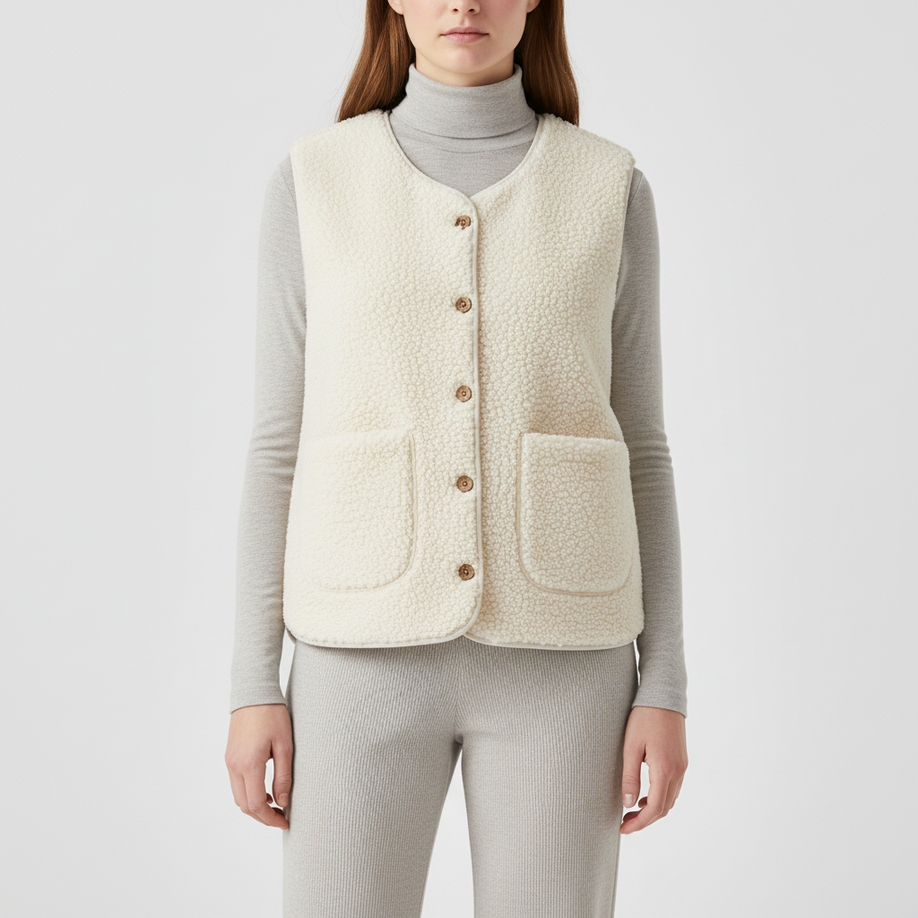 Nordspur | Sleeveless Teddy Fleece Vest