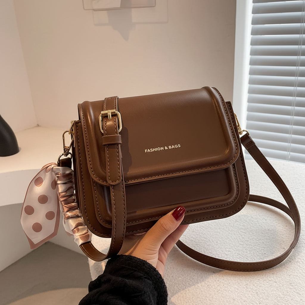 Nordspur | Small Square PU Shoulder Bag