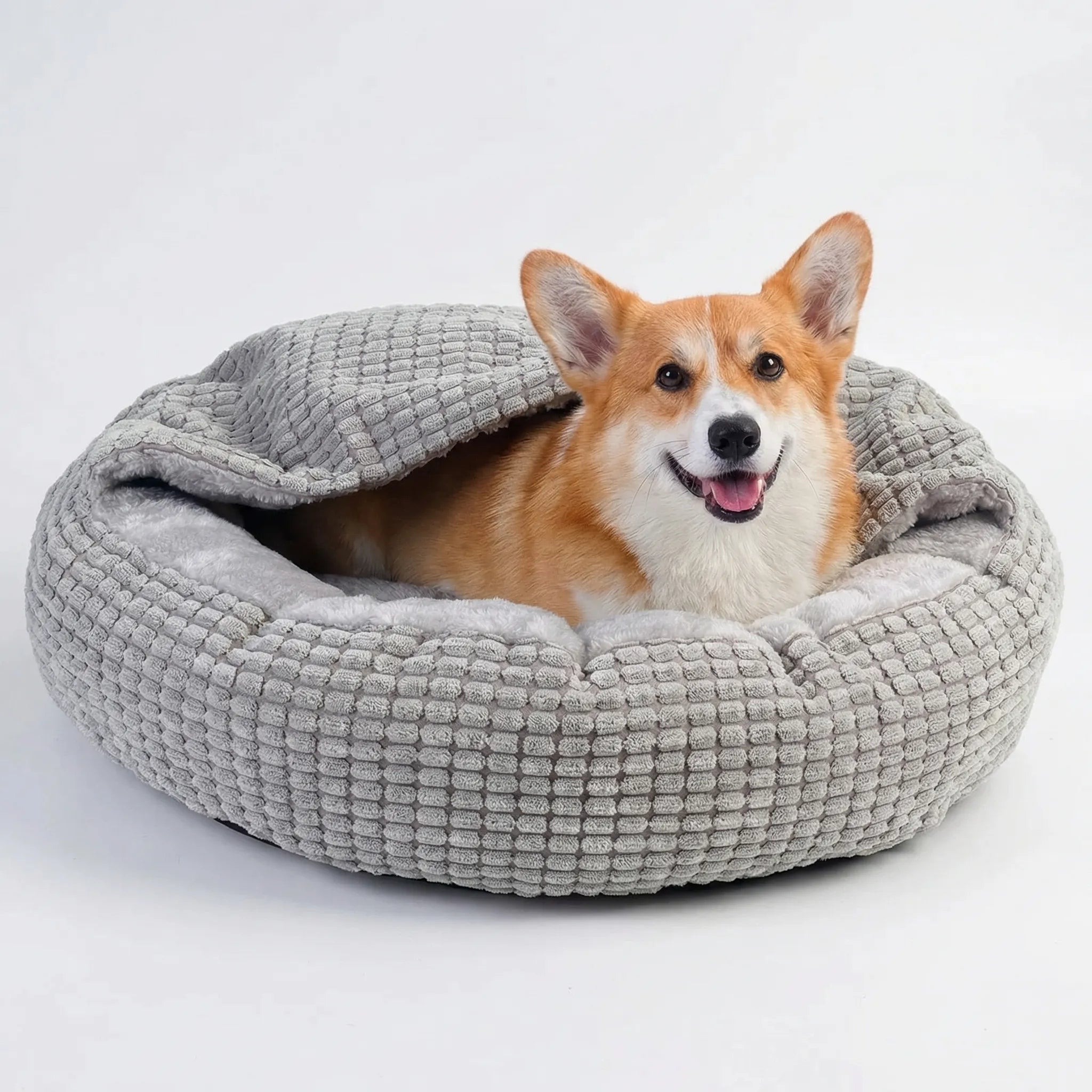 Nordspur | Snugglova Hooded Round Donut Pet Bed