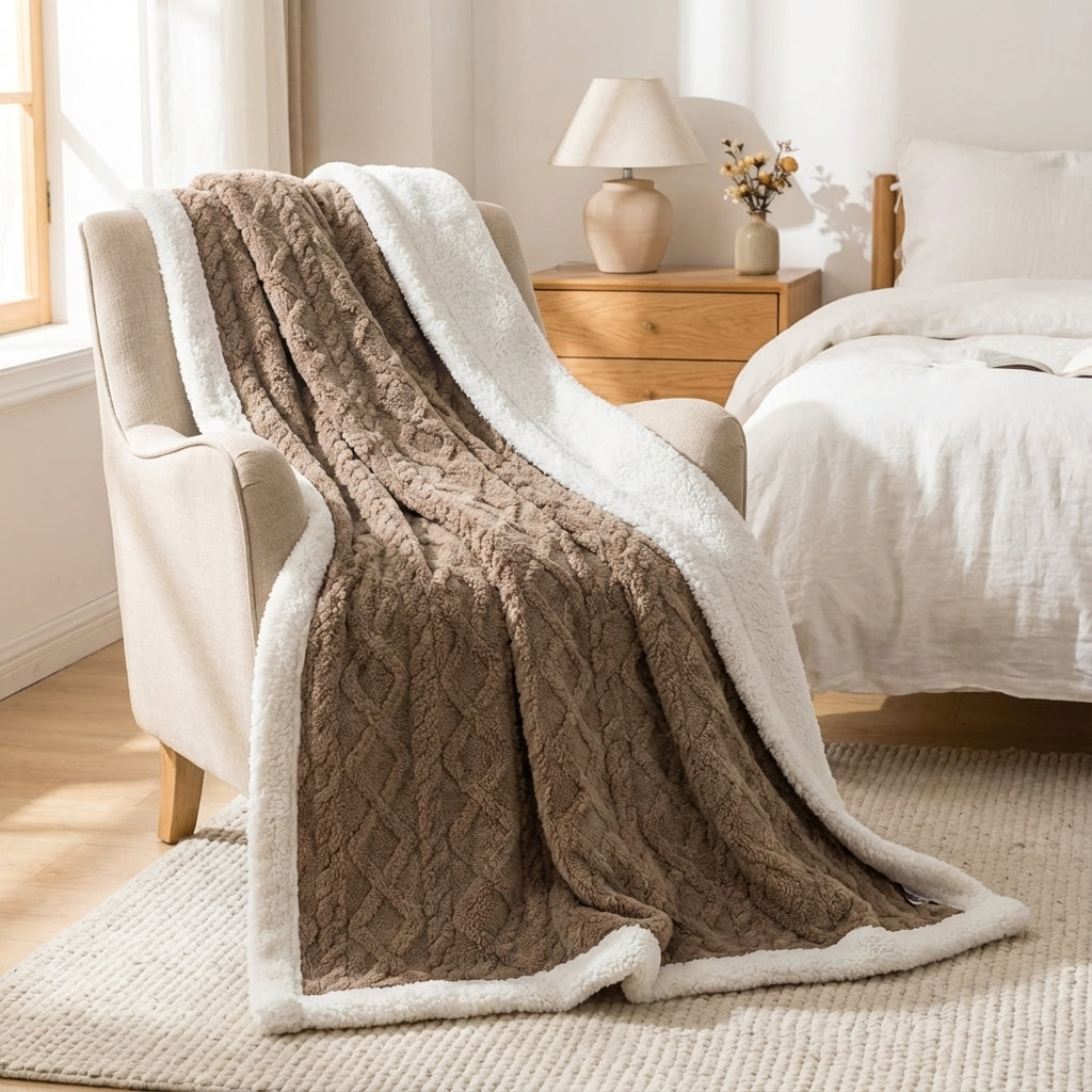 Nordspur | Snuglance Reversible Plush Bed Throw