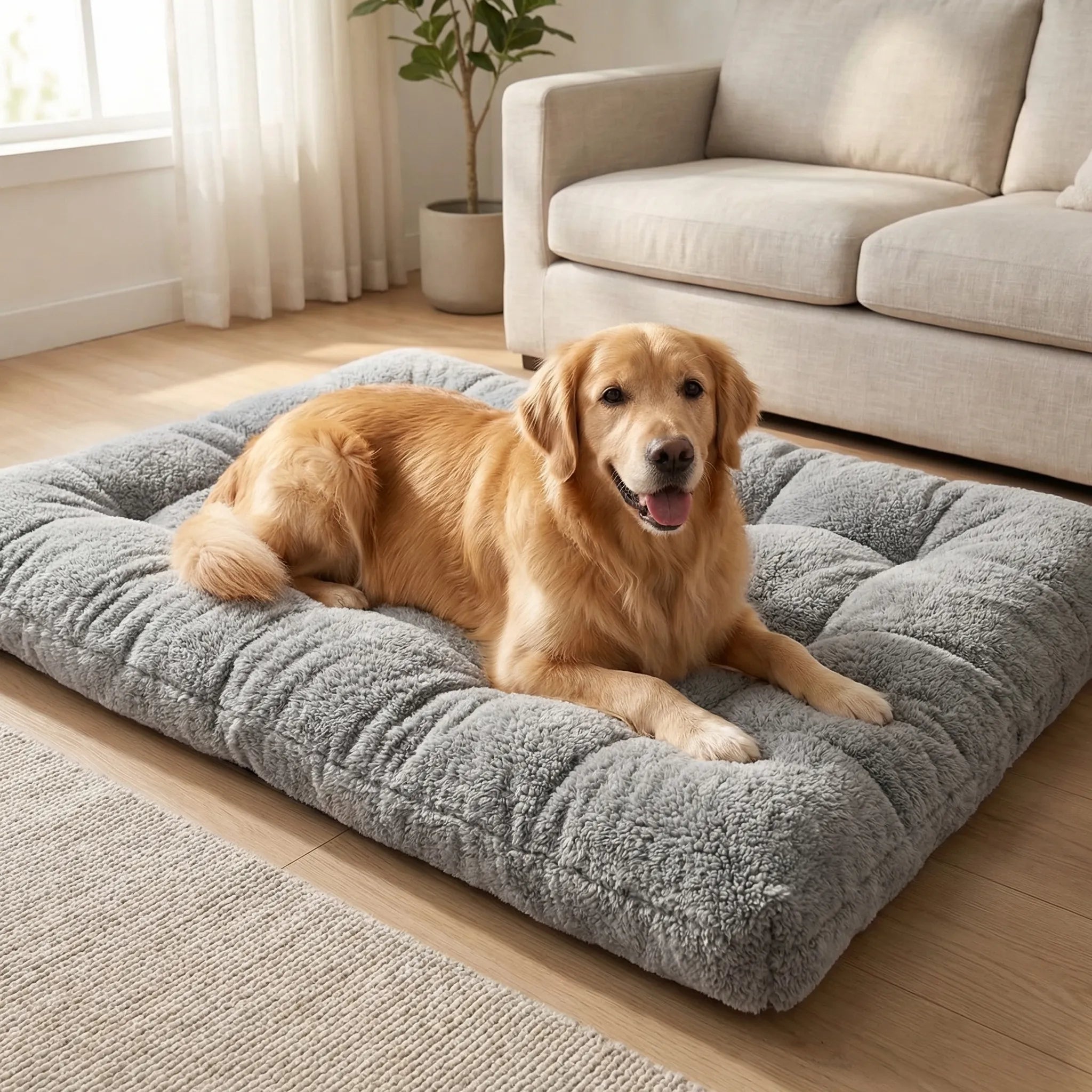 Nordspur | Snugpaw Thickened Plush Flat Dog Bed