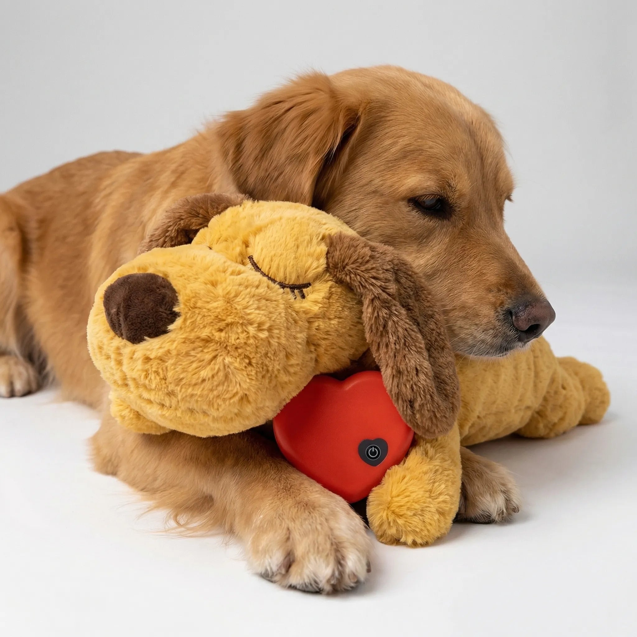 Plüschwelpenspielzeug mit Herzschlagfunktion für Hunde
