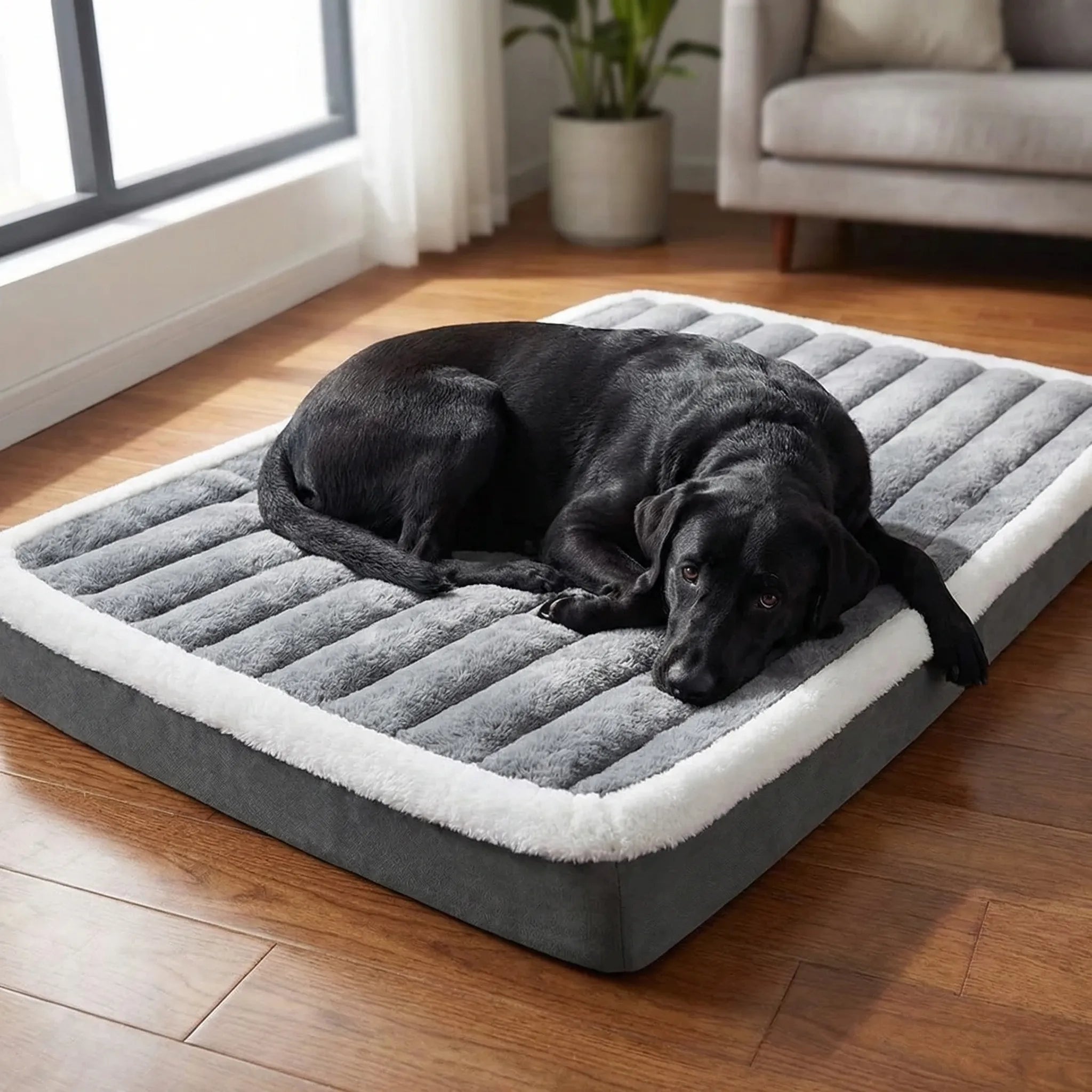 Nordspur | Snugvelo Rectangular Foam Pet Mattress With Removable Cover