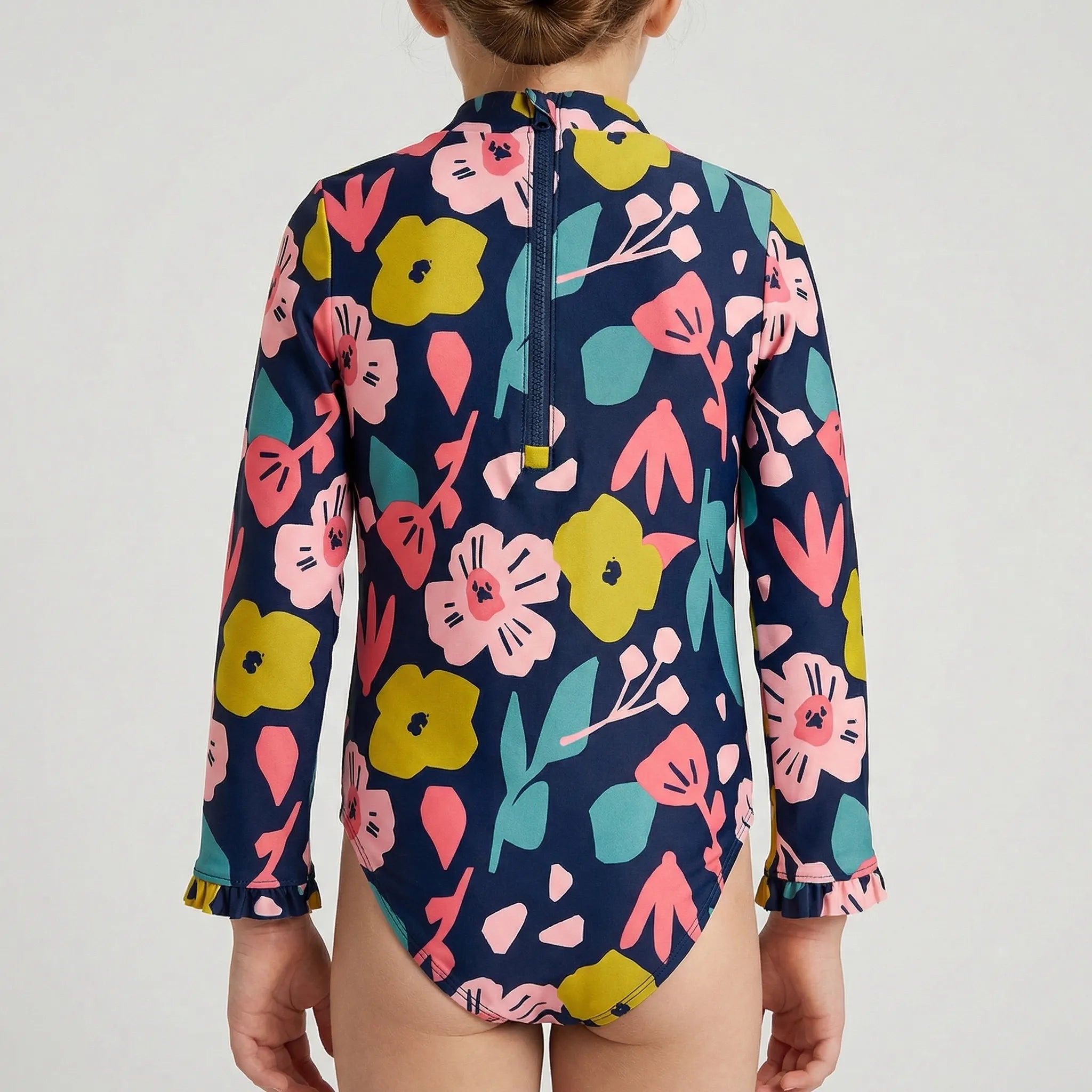 Nordspur | Solaflora Long Sleeve One Piece Swimsuit