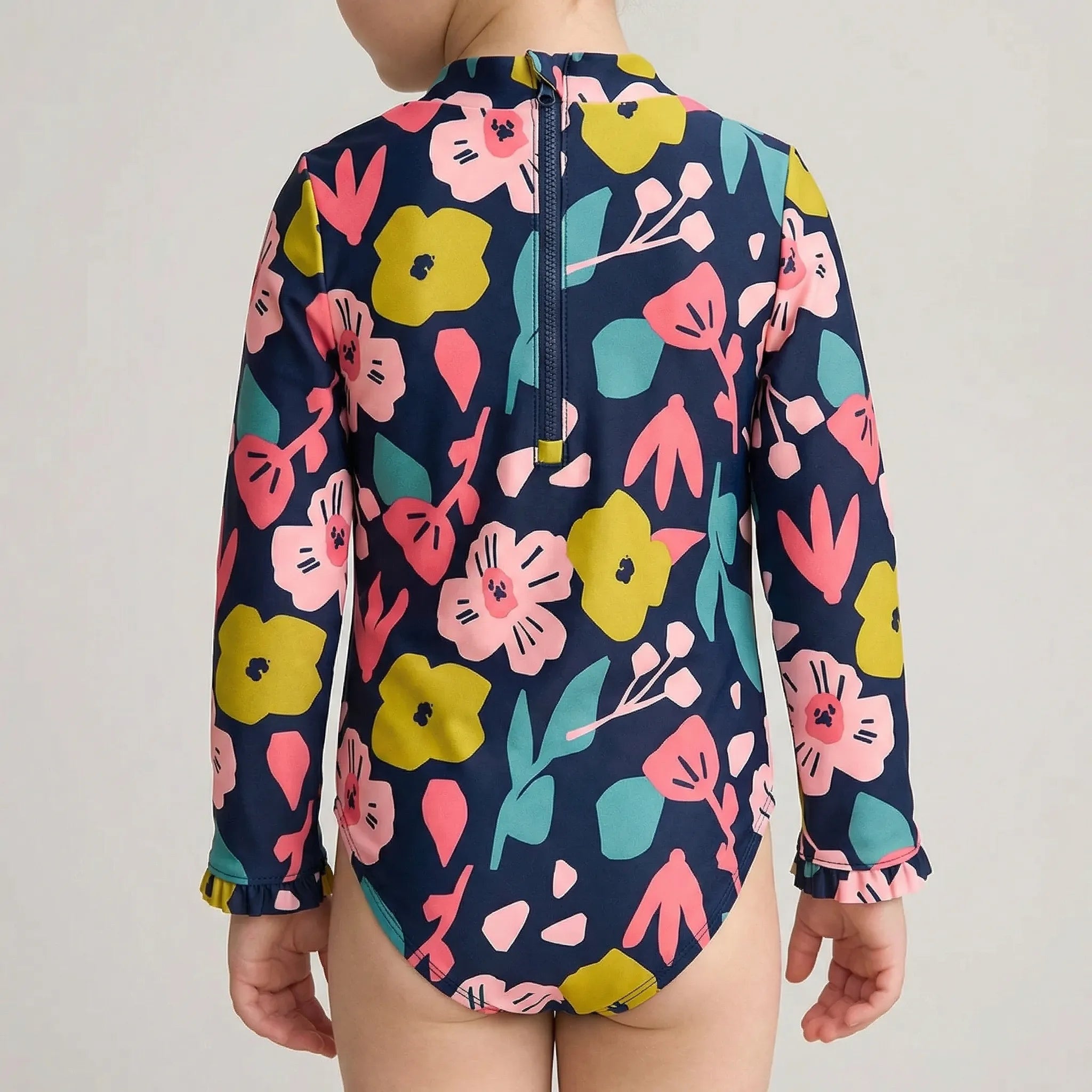 Nordspur | Solaflora Long Sleeve One Piece Swimsuit