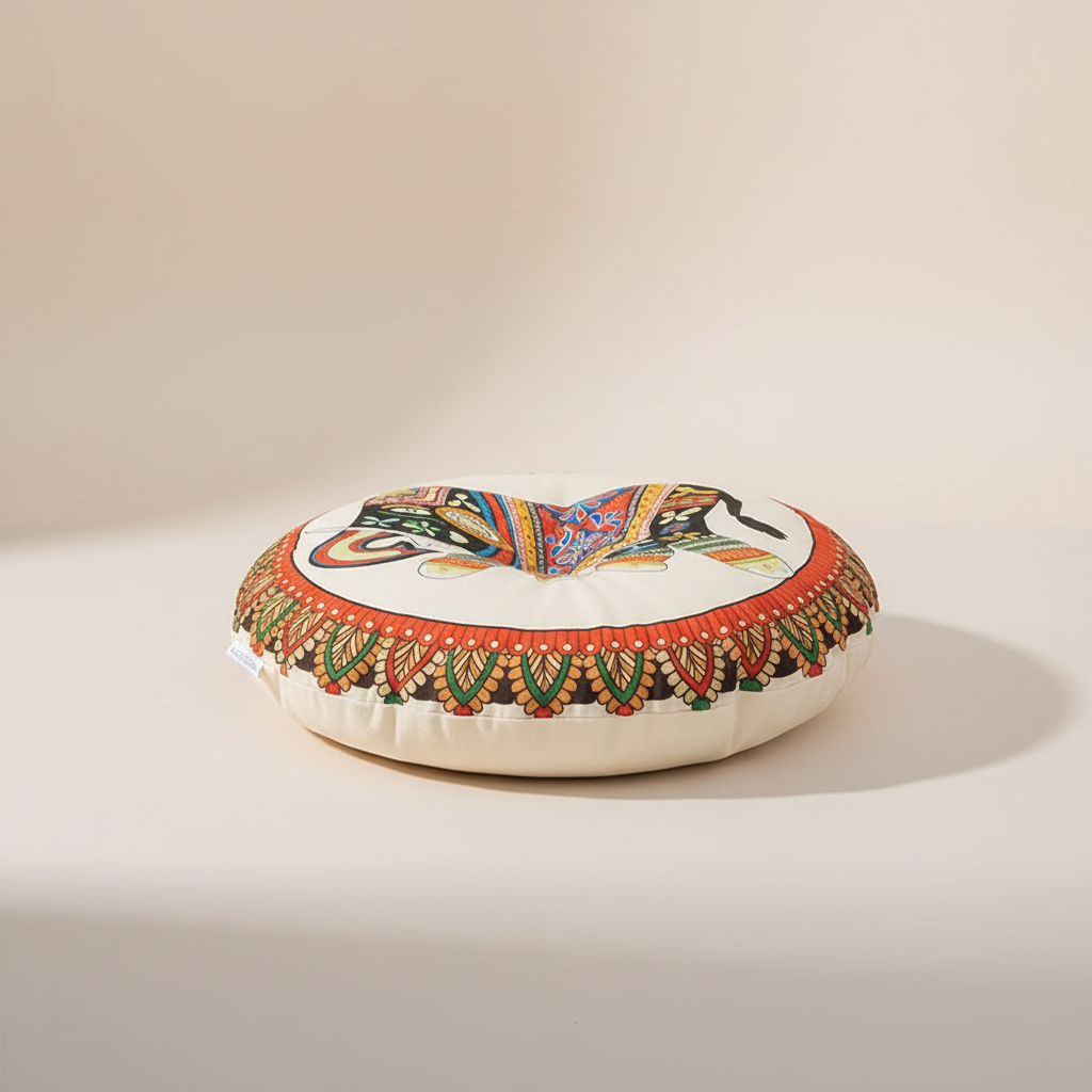 Nordspur | Solivra Round Bohemian Floor Cushion