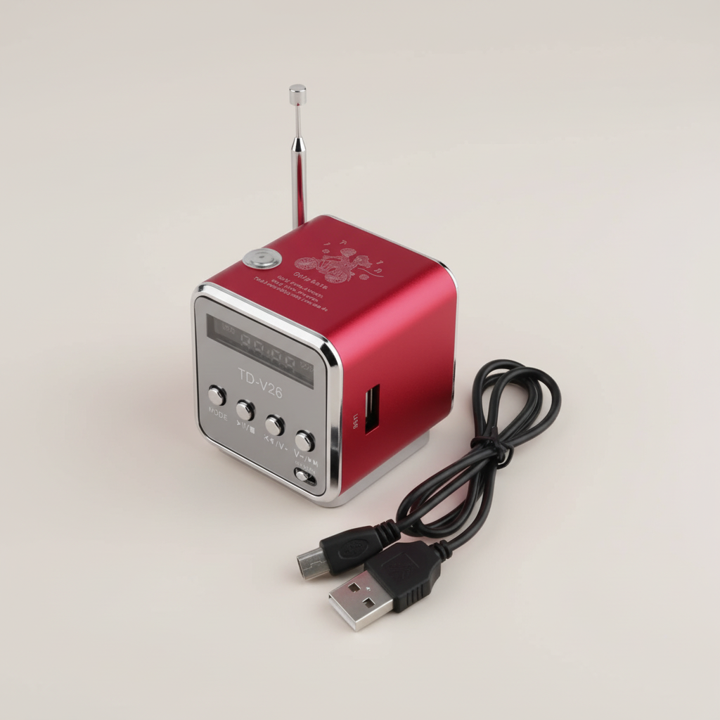 Nordspur | SoniqueCube Rechargeable Portable Mini Speaker