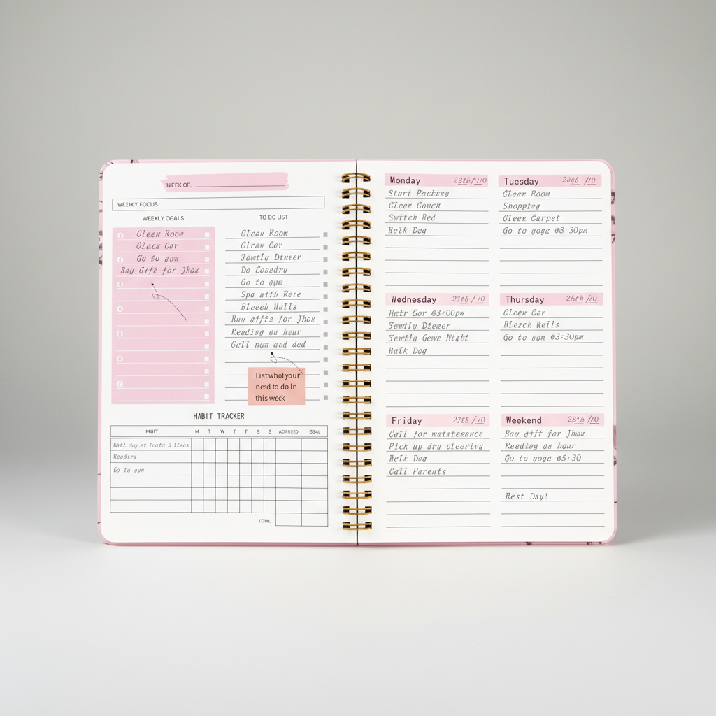 Nordspur | Spiravue Spiral Bound Weekly Planner